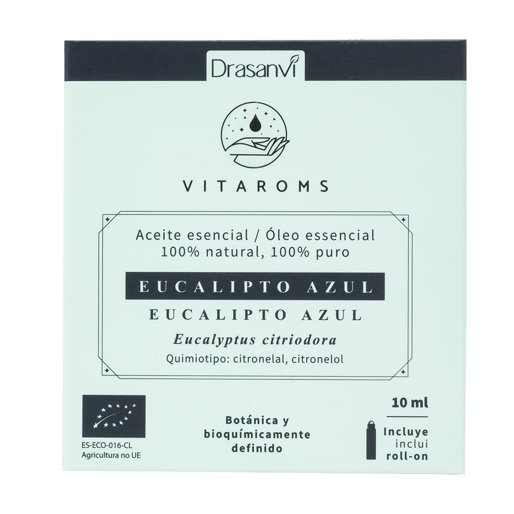 Aceite Esencial Eucalipto Azul Bio 10 ml Vitaroms Drasanvi
